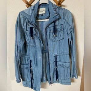 Ashley-Vintage-Charm Utility Jacket SMALL